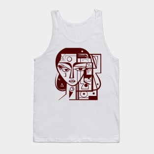 Cubist Woman Tank Top